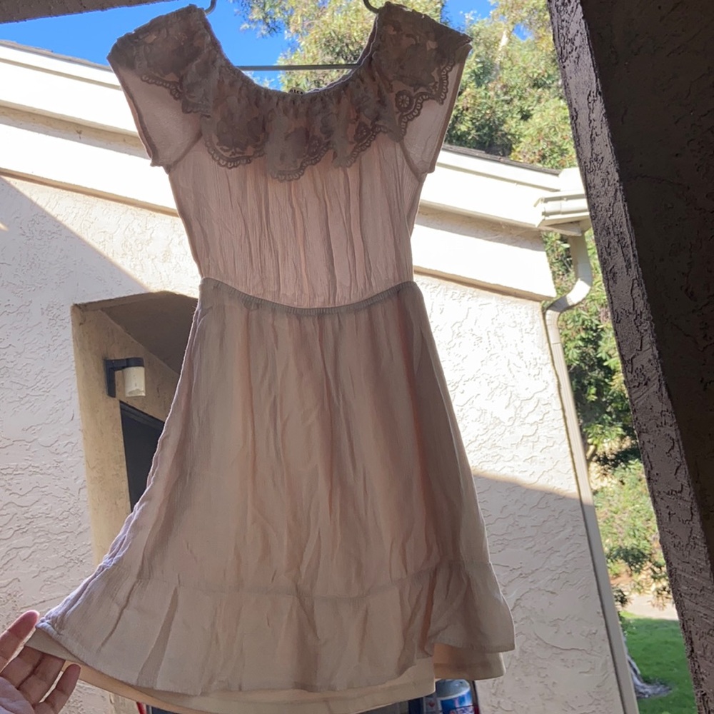 FAIR Pink Lace Dress